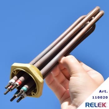 El-kolbe element 2 kW (1x500+2x750W) kobber R32 L215mm 1x230V