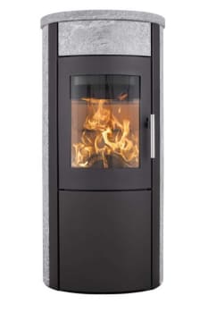 Scan-line Aqua 805 - Stål/Kleberstein topp/front/høyre + venstre side (8,7 kW)