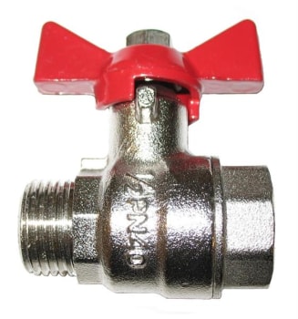 Kuleventil 1"  inn/utv.g