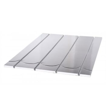 AB gulvvarmeplate EPS 17mm med pålimt alu.folie for Ø16mm rør, cc200, 0,92m², 10stk/9m²