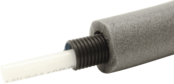 Tilførsel/varmerør PEX Rør-i-rør m/ isolering 32x2,9mm - 50m (Ø74mm)