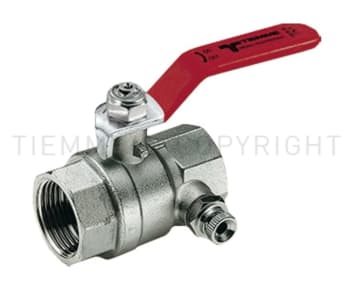 Serviceventil med hendel, 3/4" innv. gjenger (kontroll av fortrykk i ekspansjonkar)