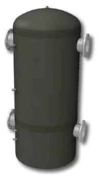Borø Isvannstank 600 liter i rustfritt, 4xDN100 med 19mm armaflex - 6 bar
