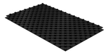 AB Knotteplate 22mm for Ø16/17mm rør 1400x800mm (Eske 22stk/24,64m²)