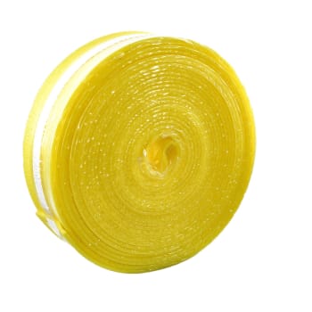 Kantlist / kantbånd for tacker og mini knottplate med lim og folie, 8x150mm, 25m/rl