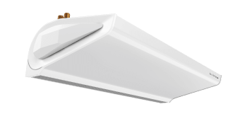 Wing II W100 luftport EC hvit, vannbårent varmebatteri