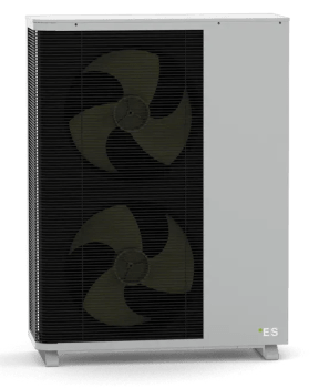 ES R290 luft/vann 15 kW utedel, M8 Monoblok 230/1-fas/32A