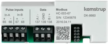 Multical Modbus RTU, inputs