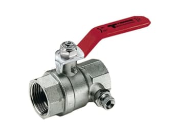 Serviceventil med hendel, 2" innv. gjenger (kontroll av fortrykk i ekspansjonkar)