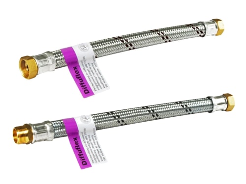 Fleksislange diffusjonstett