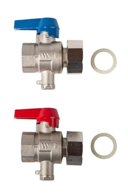 Stengeventil m/ følerlomme for energimåler