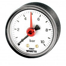 Watts trykkmåler F+R100 63mm 0-10bar, 1/4"