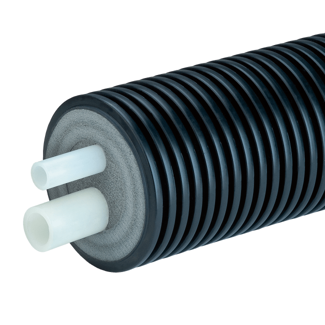 Kulvertrør 32/4,4+20/2,8mm, Ø125mm, PN 10 kg