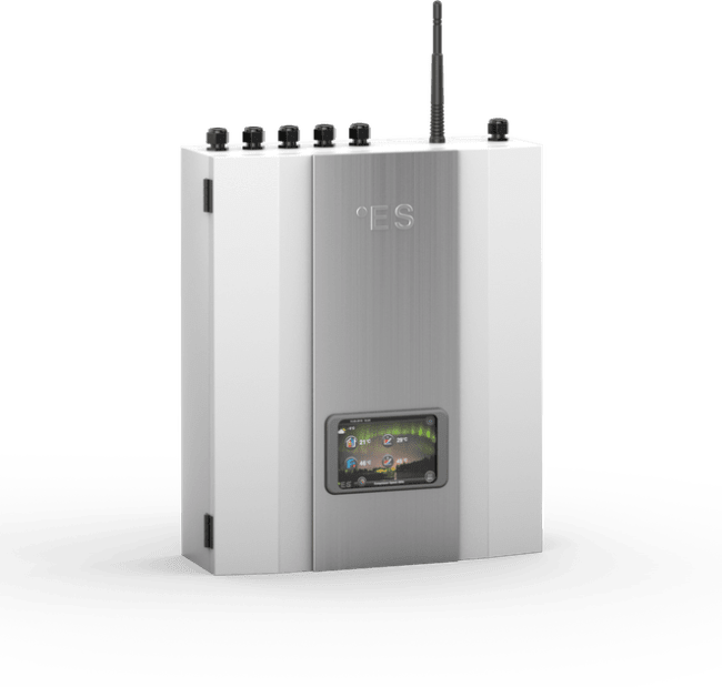 ES luft/vann innedel m/ styringspanel for V8 monoblock 6-19kW