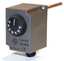 Caem termostat TU-10B-DT-+J med følerl. 30-90°C