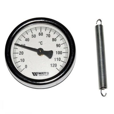 Armbåndstermometer  0-120 °C (Festes enkelt på stål/kobberør)