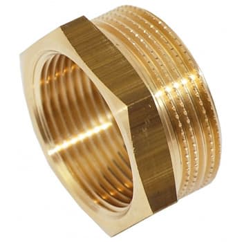 Overg.nippel 2" utv x 1 1/2" inv.g