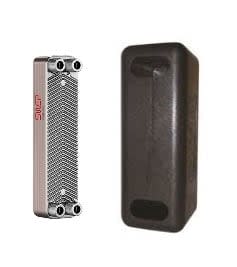 SWEP Platevarmeveksler E8Tx20 – 3/4" med EPP Isolering, maks trykk: 16 bar
