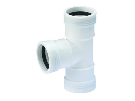 50/50X88,5° WAFIX PP PLUSS GRENRØR HVIT