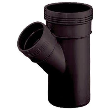 75/50 X 45° WAFIX PP GRENRØR SORT