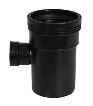 110/50 X 88,5° WAFIX PP GRENRØR SORT