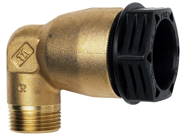 PRK plastrørkobling albue 1``UTV x 25mm