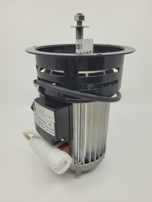 Atmos viftemotor DC105-150,GSX 70-800 (motor with impeller Ø 200/65 and a plate)