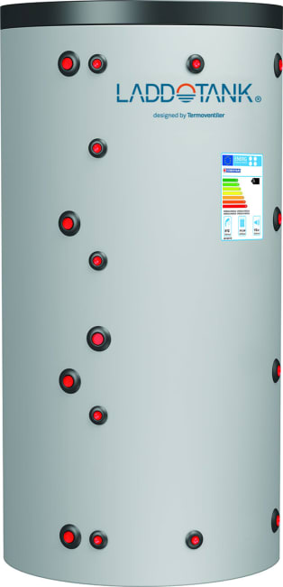 Laddotank Eco Combi 2 200 med 2 stk spiraler (180 L) - Ø590 x H1310mm