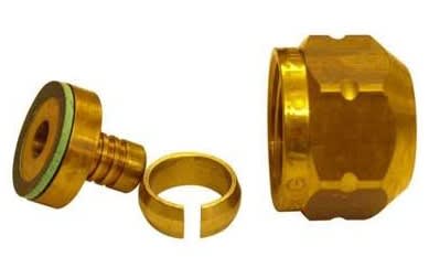Ezze halvkobling 1/2" x 16/2,0mm - PEX