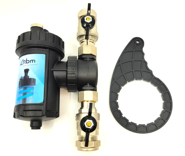 SafeCleaner2 magnet, smuss og slamfilter - 22mm (KVS: 7,51m³/h)
