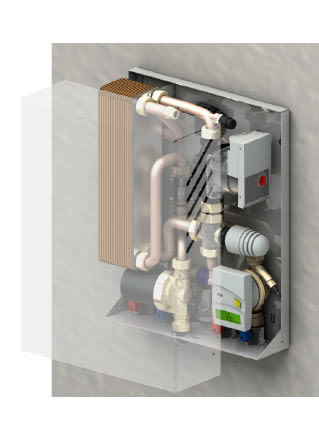 Tappevannstasjon T-Fast Mini, innbygd