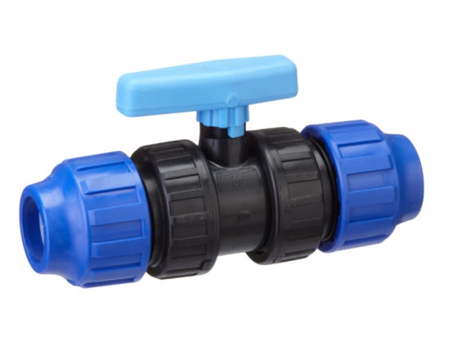 STP plastrør avstengingsventil 25mm