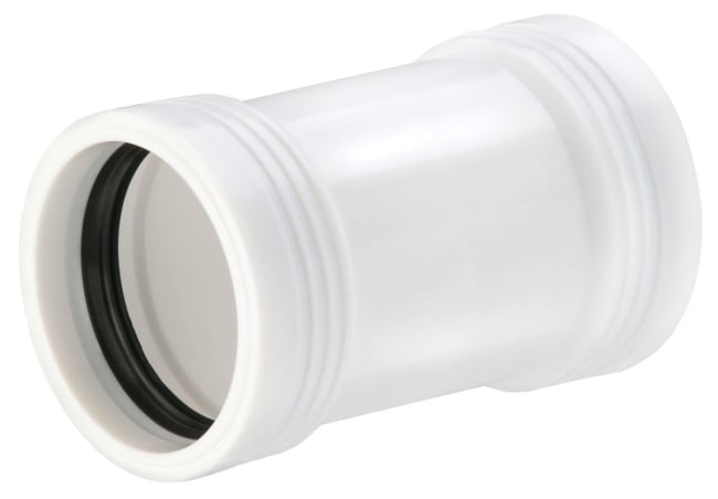 32 MM WAFIX PP DOBBELTMUFFE HVIT