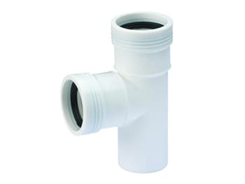 32/32x88,5° WAFIX PP GRENRØR HVIT