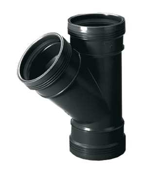 75/50X45 PLUSS GRENRØR WAFIX PP SORT