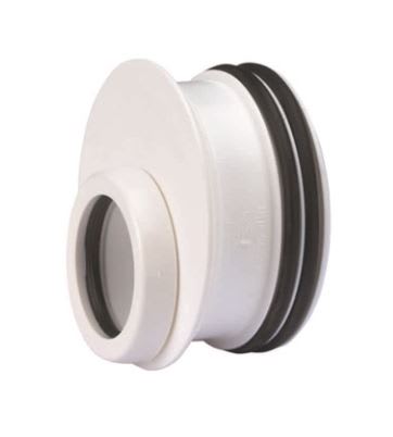 75/50mm PP INVENDIG REDUKSJON HVIT