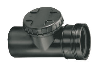 110MM WAFIX PP STAKERØR M/LOKK SORT