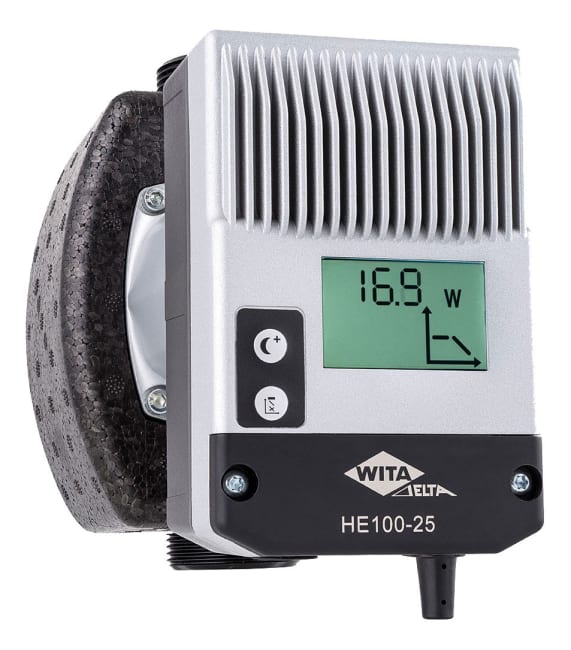 Wita sirkulasjonspumpe Delta HE 25/120-180mm, DN25, G1 1/2", 12m (H)