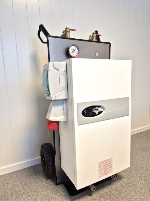 AB Byggvarmetralle med 6 kW el-kjele og SafeClean  filter, 1x230V/3x400V