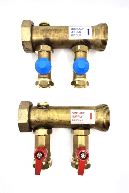 Industrifordeler INDU2054M KVSR25 MS02 - 2 kurser, 25x2,3mm kuplinger