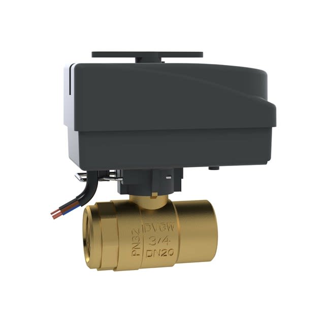 LK527 MultiZone 2V ventil Rp 1/2" med motor 2-punkts, 230V, 12sek/90° (20m³/h)