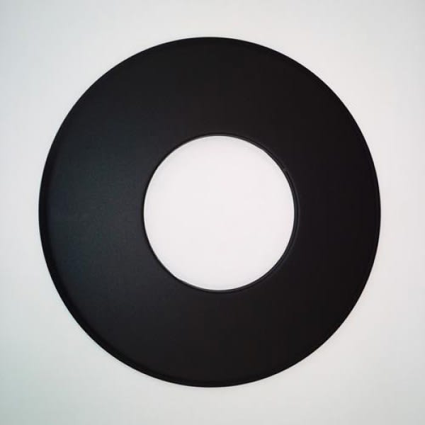 Koppe pyntering for røkrør Ø150 mm sort