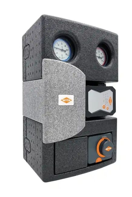 Wita shuntgruppe DN25 - 1", Kvs10 (Uten pumpe, shuntautomatikk og unioner)