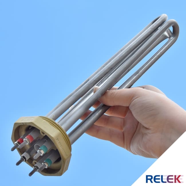 El-kolbe element 6 kW (rustfri) R50 2" L280mm 230/400V