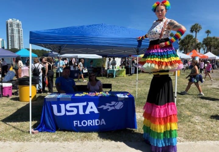 USTA Florida Celebrates Community and Inclusion at St. Pete Pride Family Day - USTA Florida