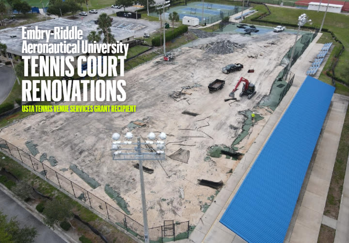 Embry-Riddle Aeronautical University Awarded $200,000 USTA TVS Grant  - USTA Florida