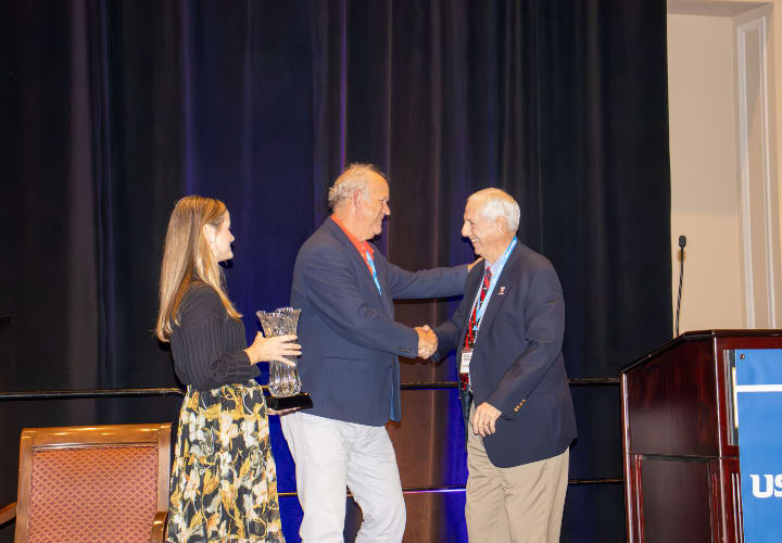 Longtime USTA Florida Volunteer Donn Davis Recognized with Edward A. Turville President’s Award
