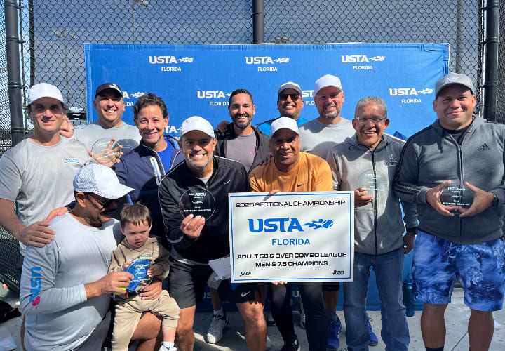 USTA Florida Kicks off 2026 with Combo 50 & Over 6.5/7.5/8.5 Sectional Championships