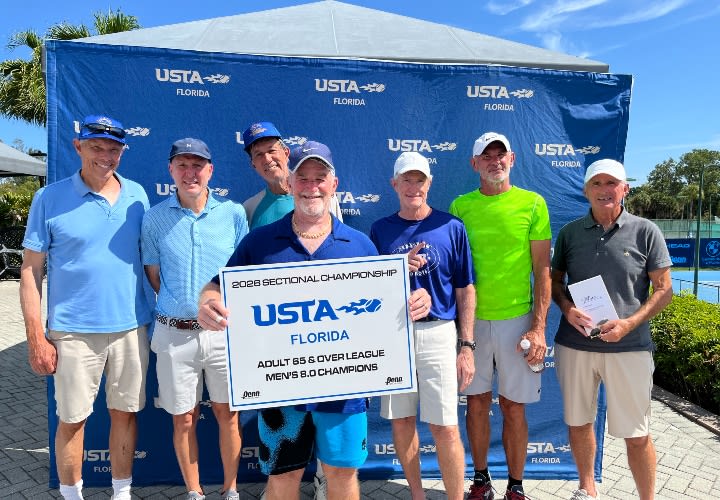 La Academia Emilio Sánchez fue sede del emocionante Campeonato Seccional de la USTA Florida para Adultos Mayores de 65 Años.