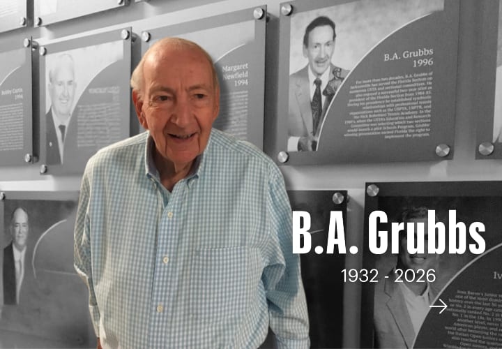 Remembering USTA Florida Hall of Famer and Former President B.A. Grubbs